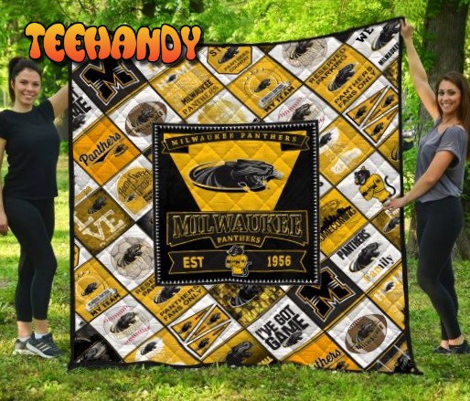 Ncaa Milwaukee Panthers 3D Customized Personalized 3D Quilt Blanket