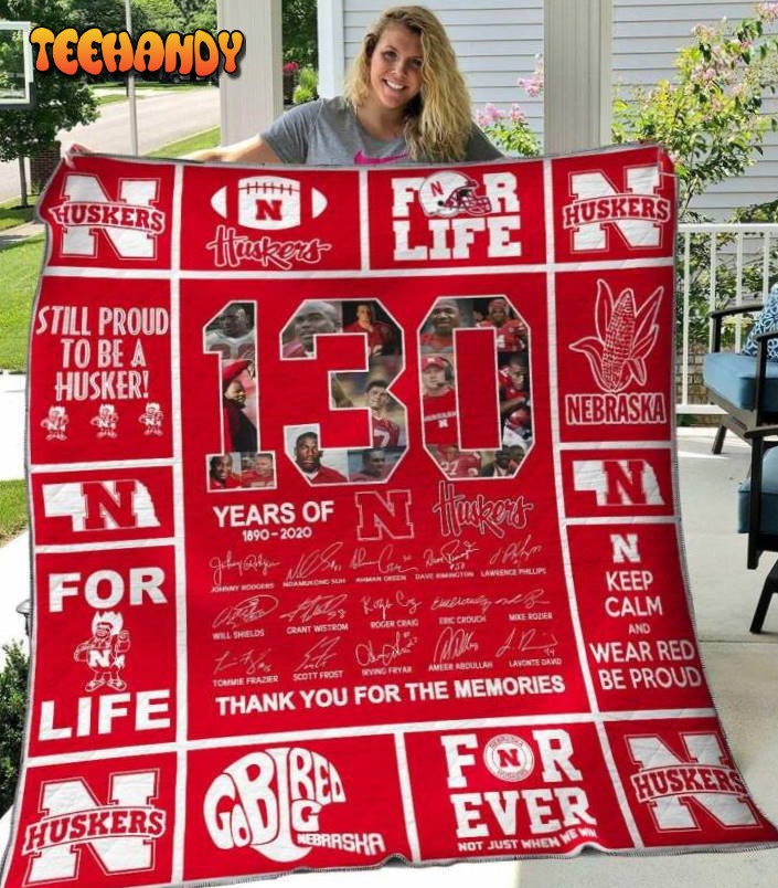 Ncaa Nebraska Cornhuskers 3D Customized Personalized 3D Quilt Blanket