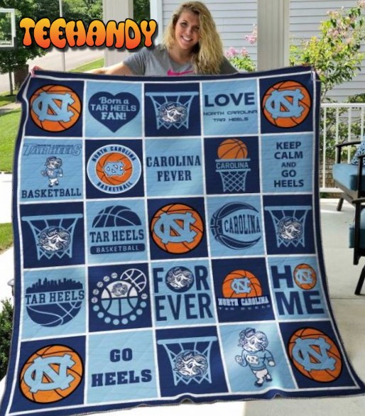 Ncaa North Carolina Tar Heels 3D Customized Personalized Quilt Blanket