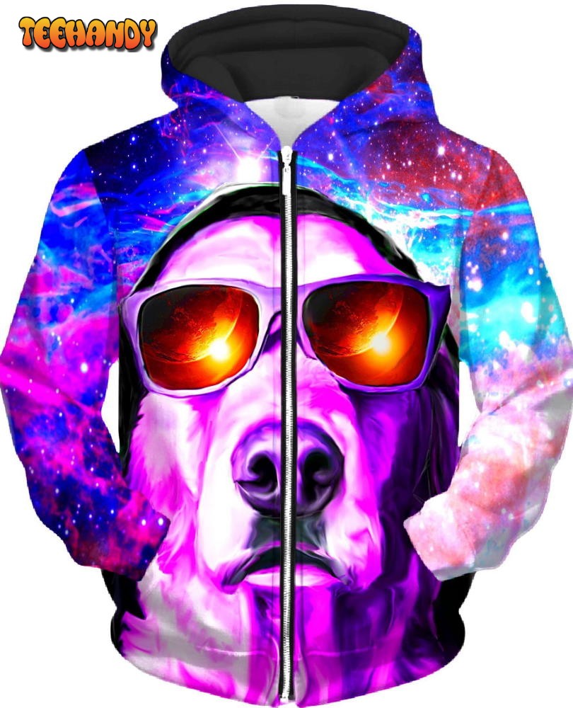 Nebulous K9 Unisex Zip-Up 3D Hoodie For Men Women All Over 3D Printed Hoodie