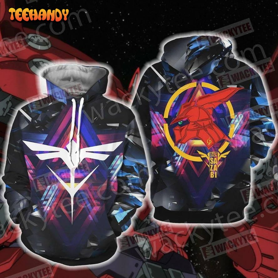 Neo Zeon – Gundam Unisex 3D Hoodie All Over Print Hoodie