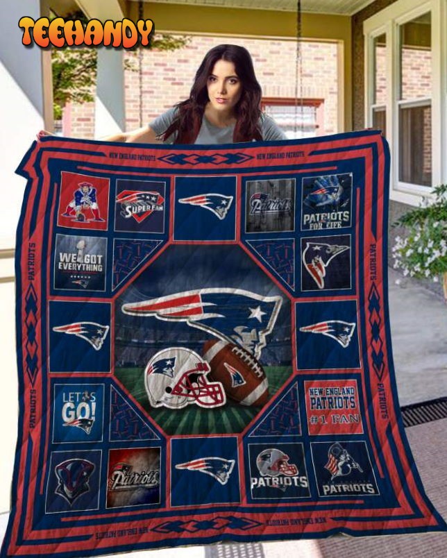 New England Patriots 3D Customized Quilt Blanket