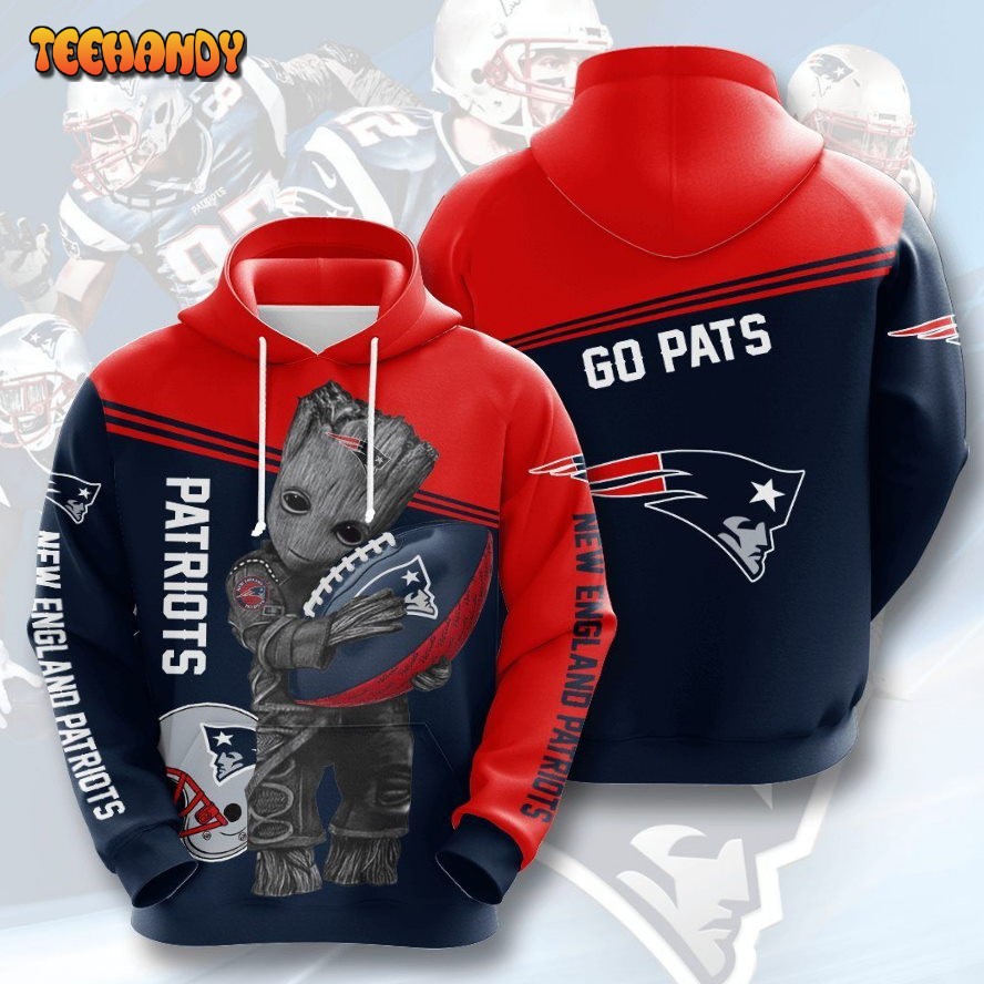 New England Patriots 3D Hoodie