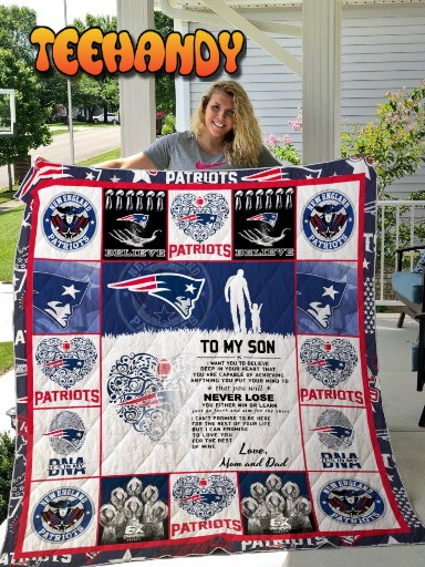 New England Patriots 3D Quilt Blanket