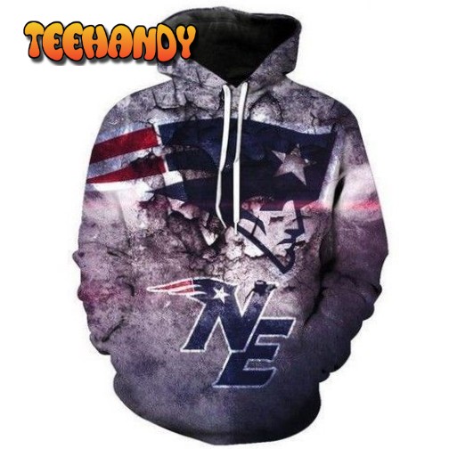 New England Patriots Pullover And Zippered Hoodies Custom 3d Graphic