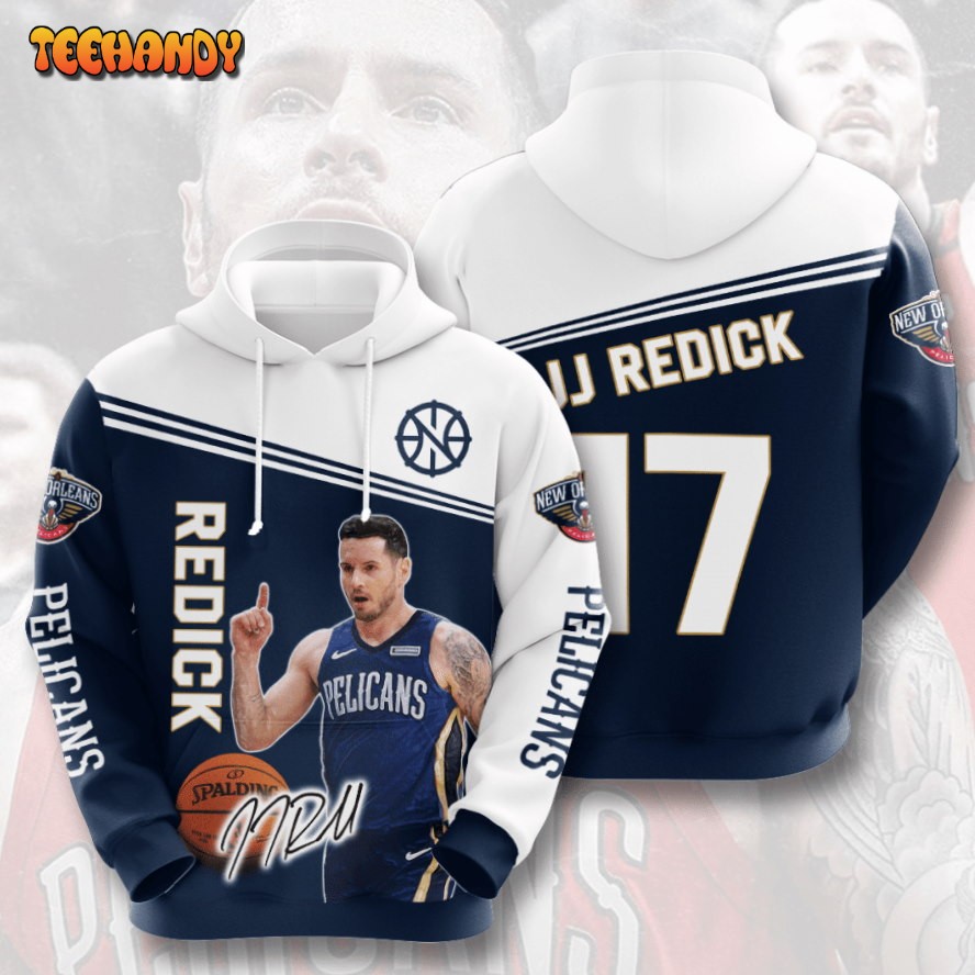 New Orleans Pelicans Jj Redick 3D Hoodie Sweatshirt For Fans Men Women