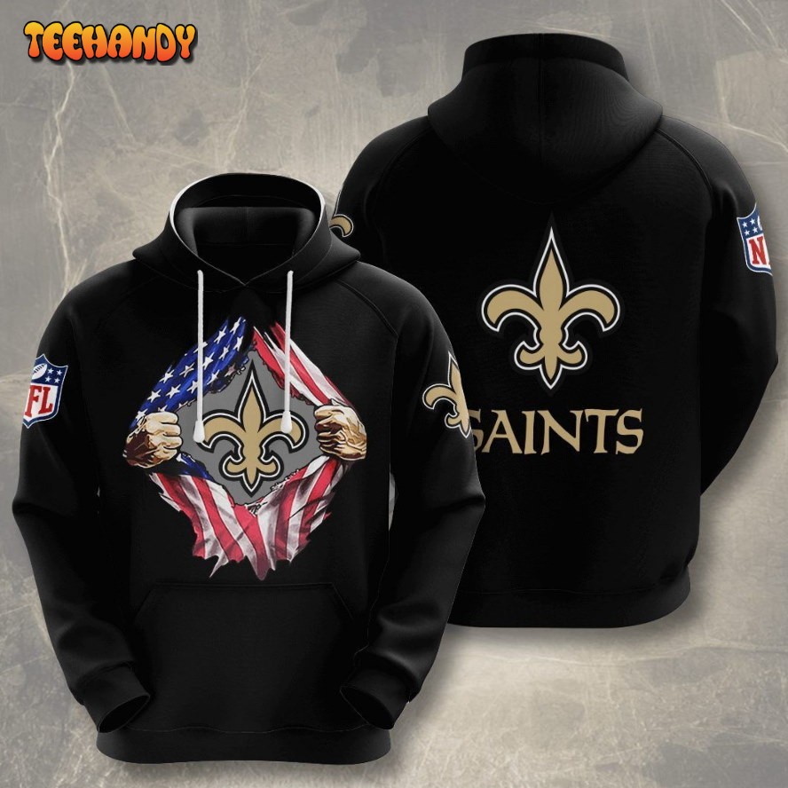 New Orleans Saints 3D Hoodie