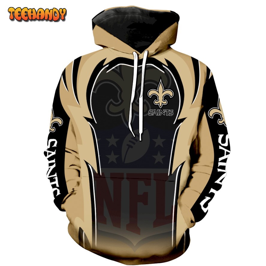 New Orleans Saints Full All Over Print 3D Hoodie For Men And Women