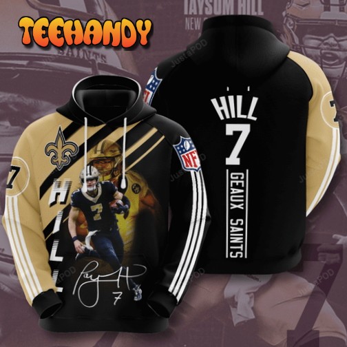 New Orleans Saints Taysom Hill 3D Hoodie For Men For Women