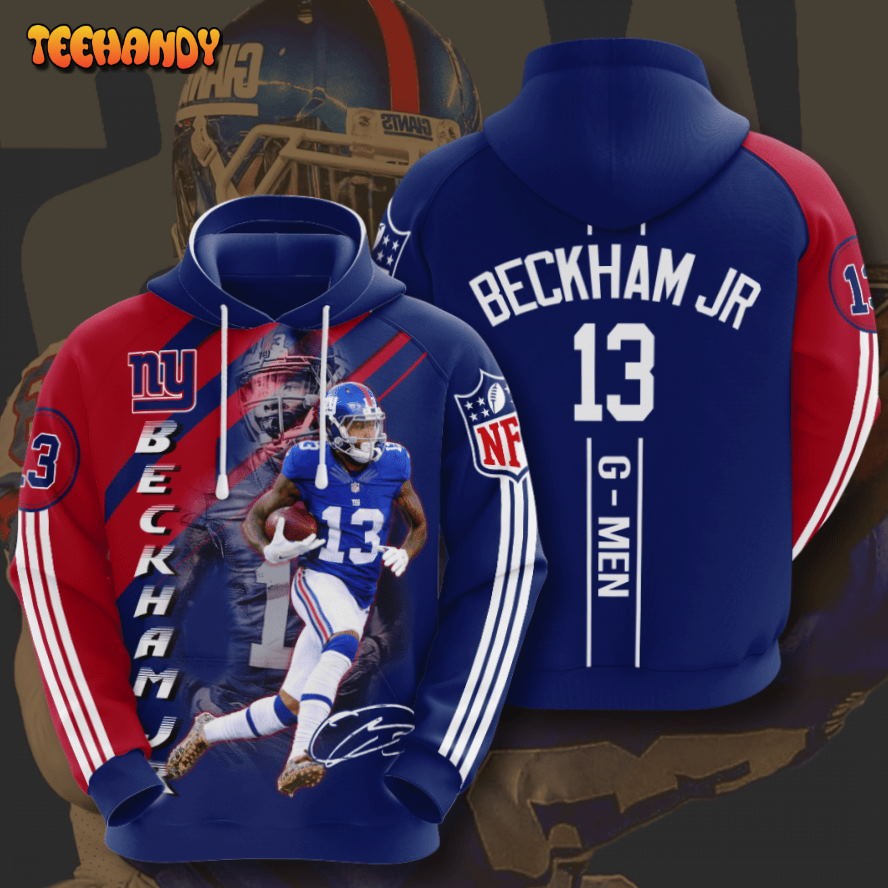 New York Giants Beckham Jr 3D Hoodie For Men For Women All Over Hoodie