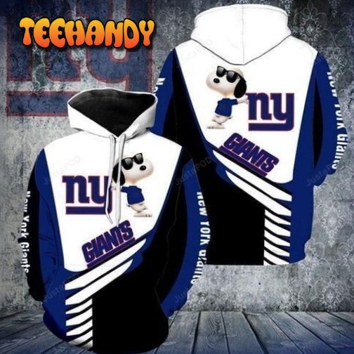 New York Giants Football Snoop Pullover And Zippered Hoodies Custom 3d Graphic