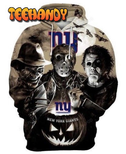 New York Giants Horror Icons 3d Hoodie For Men For Women All Over Printed Hoodie