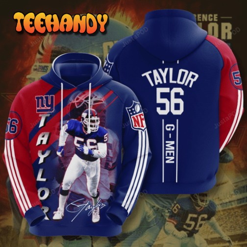 New York Giants Lawrence Taylor 3D Hoodie For Men For Women, All Over Hoodie