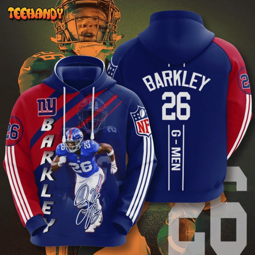 Outerstuff Youth Saquon Barkley Royal New York Giants Mainliner Player Name & Number T-Shirt