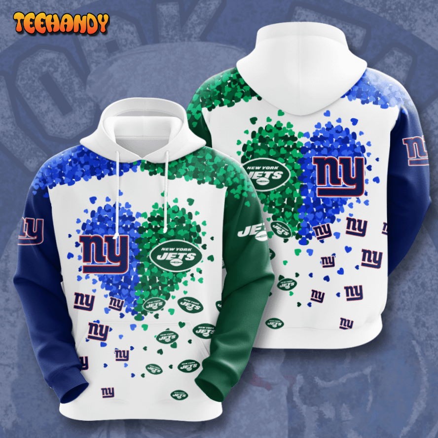 New York Giants Vs New York Jets 3D Hoodie For Men For Women