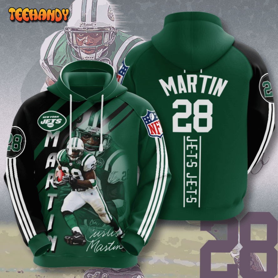 New York Jets Curtis Martin 3D Hoodie For Men For Women All Over Printed Hoodie