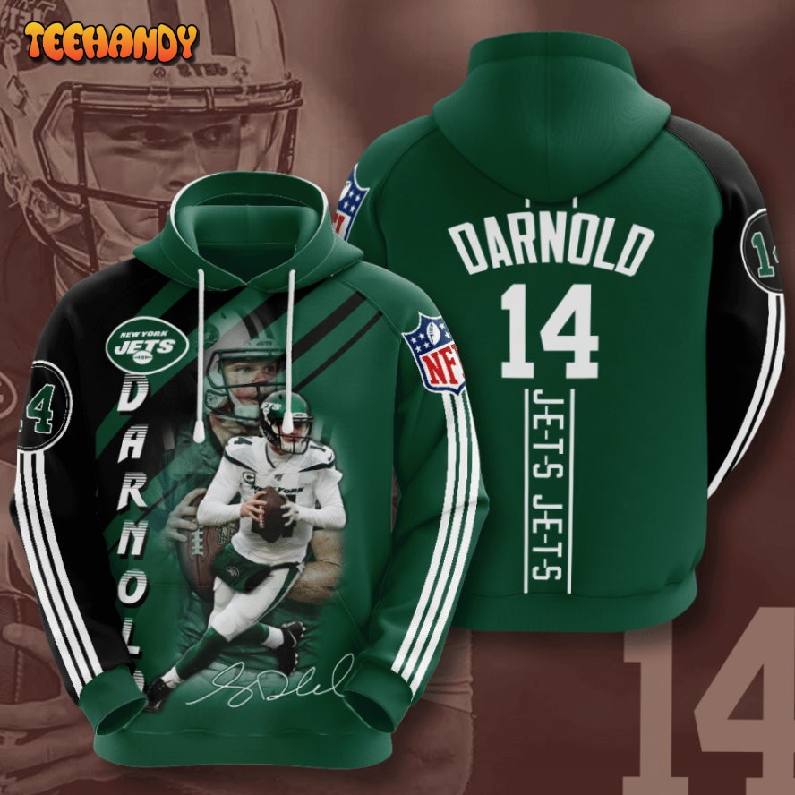 New York Jets Sam Darnold 3D Hoodie Sweatshirt Printed Hoodie