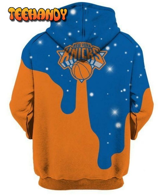 New York Knicks Nba Basketball Pullover Hoodie All Over Print 3D Hoodie 3D