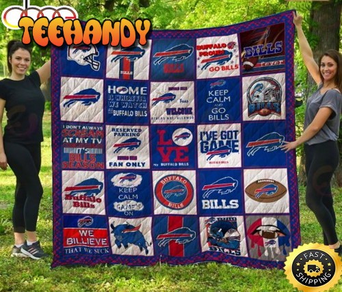 NFL Buffalo Logo Basic Sherpa Fleece Blanket