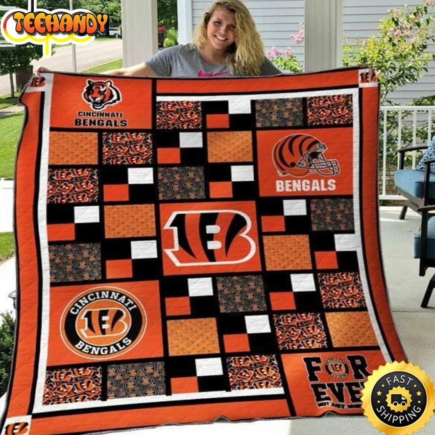 NFL Cincinnati Bengals Orange For Fan NFL Football Blanket Gift