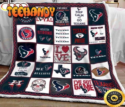 NFL Houston Texans NFL Football Sherpa Fleece Blanket