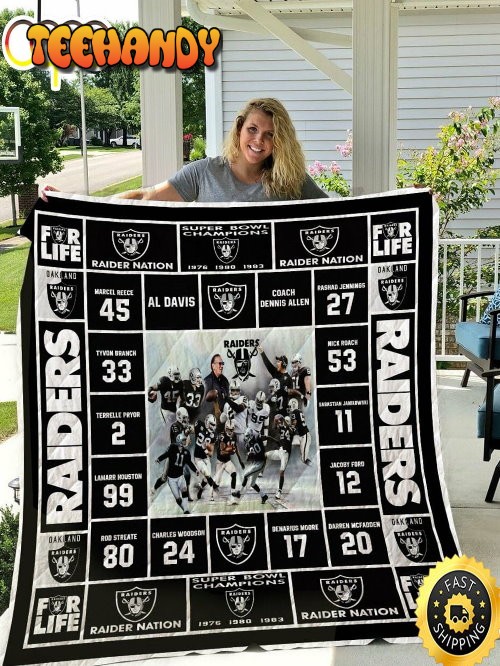 NFL Las Vegas Raiders Super Bowl Champions For Fan NFL Football Blanket