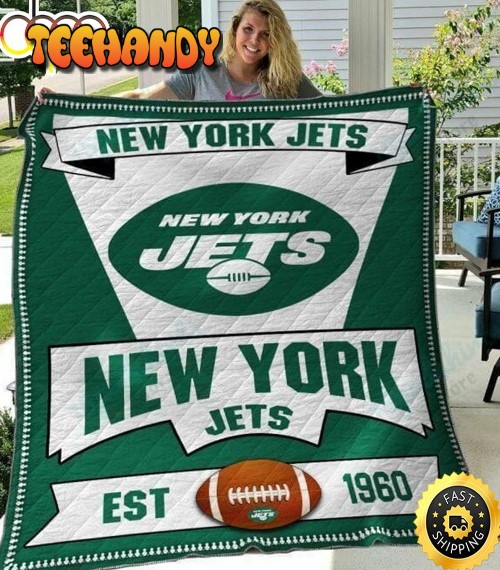 NFL New York Jets Green White Est 1960 For Fan NFL Football Blanket Gift