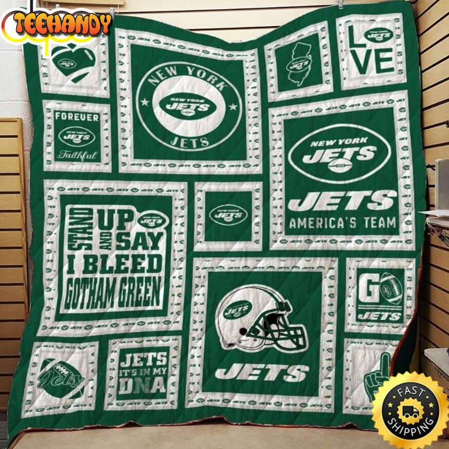 NFL New York Jets Green White For Fan NFL Football Blanket Gift