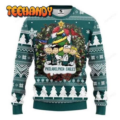 Nfl Philadelphia Eagles Ugly Christmas Sweater, All Over Print Sweatshirt