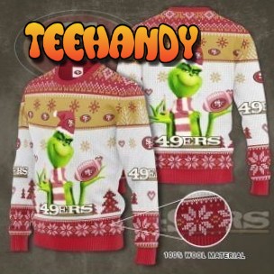 NFL San Francisco 49ers Grinch Ugly Christmas Sweater