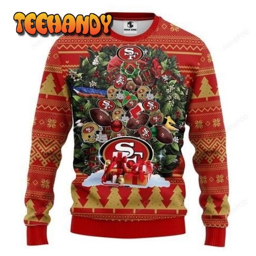 Nfl San Francisco 49ers Ugly Christmas Sweater, All Over Print Sweatshirt