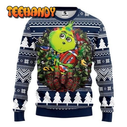 Nfl Seattle Seahawks Grinch Hug Ugly Christmas Sweater