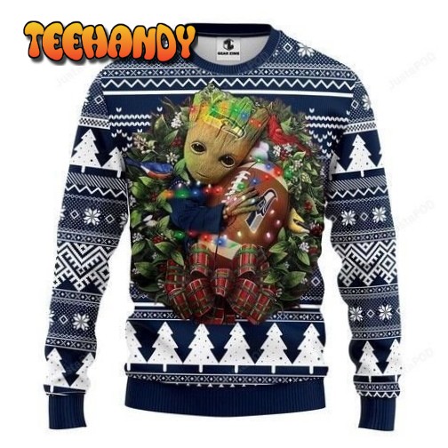 Nfl Seattle Seahawks Groot Hug Ugly Christmas Sweater