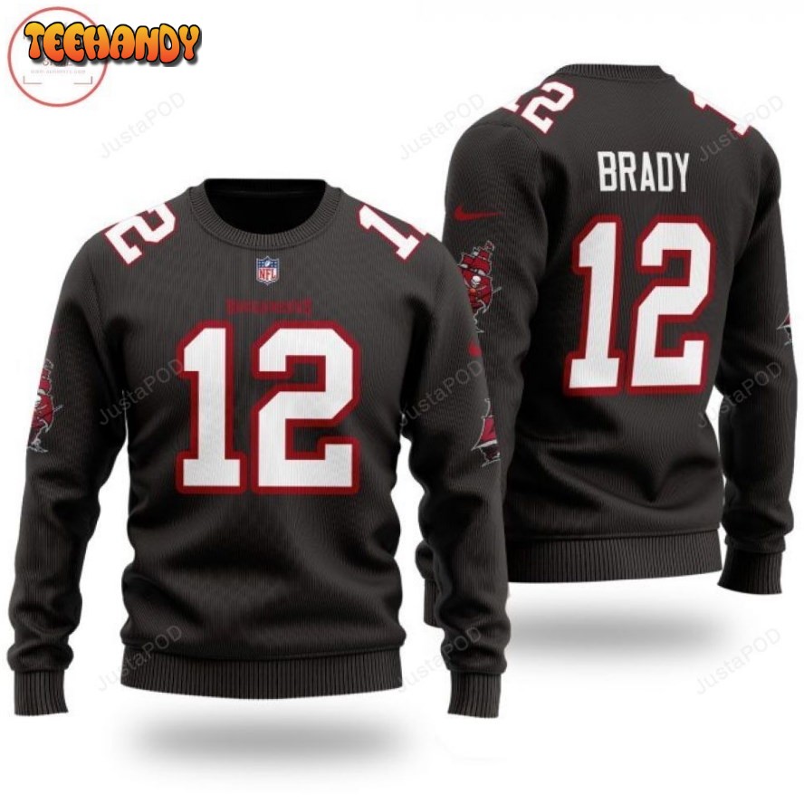 NFL Tampa Bay Buccaneers #12 Brady Ugly Christmas Sweater