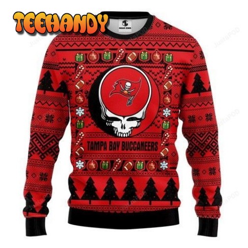 Nfl Tampa Bay Buccaneers Grateful Dead Ugly Christmas Sweater