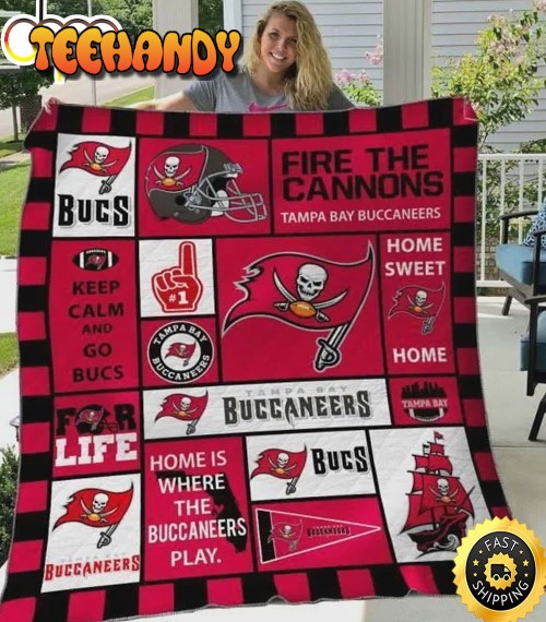 NFL Tampa Bay Buccaneers Red Fire The Cannons For Fan NFL Blanket