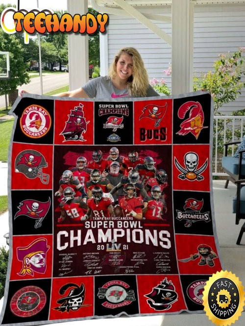 NFL Tampa Bay Buccaneers Super Bowl Champions For Fan NFL Blanket