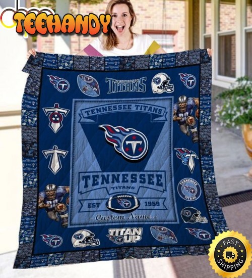 Northwest NFL Silk Touch Sherpa Throw Blanket 60X80 , Tennessee Titans