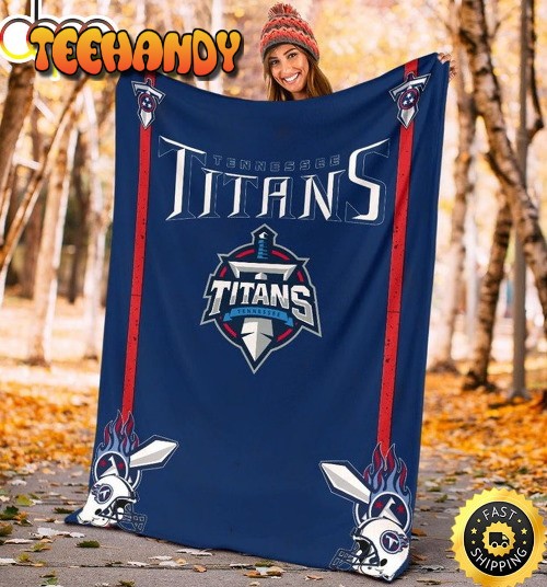 NFL Tennessee Titans Navy Blue For Fan NFL Football Blanket Gift