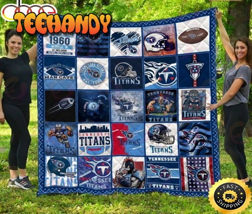 NFL Tennessee Titans NFL Footballs Sherpa Fleece Blanket