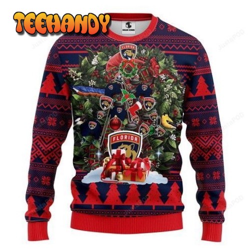 Nhl Florida Panthers Tree Ugly Christmas Sweater, All Over Print Sweatshirt