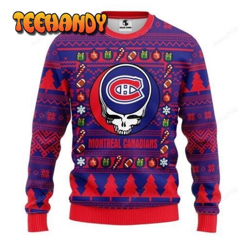 Nhl Montreal Canadiens Ugly Christmas Sweater, All Over Print Sweatshirt