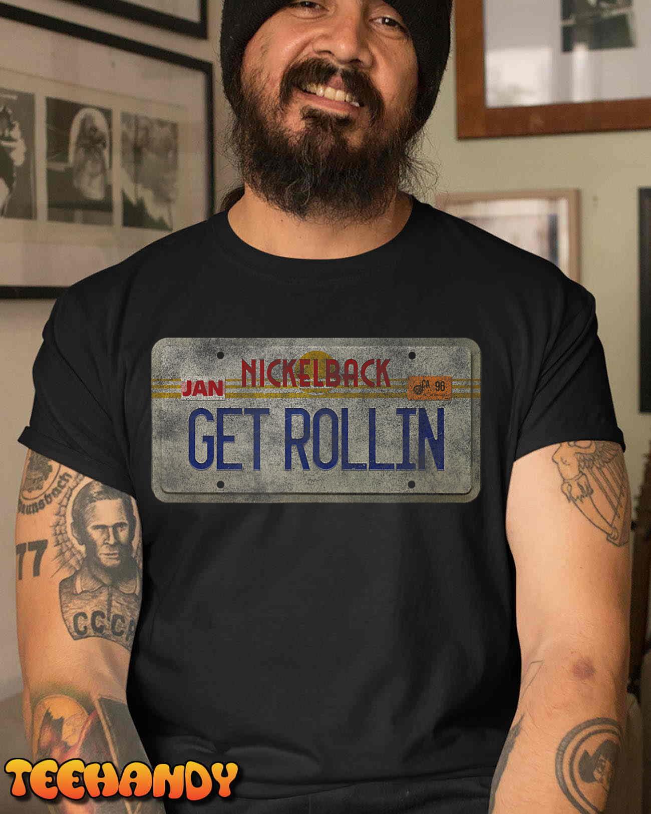 Nickelback Get Rollin’ Plate T-Shirt