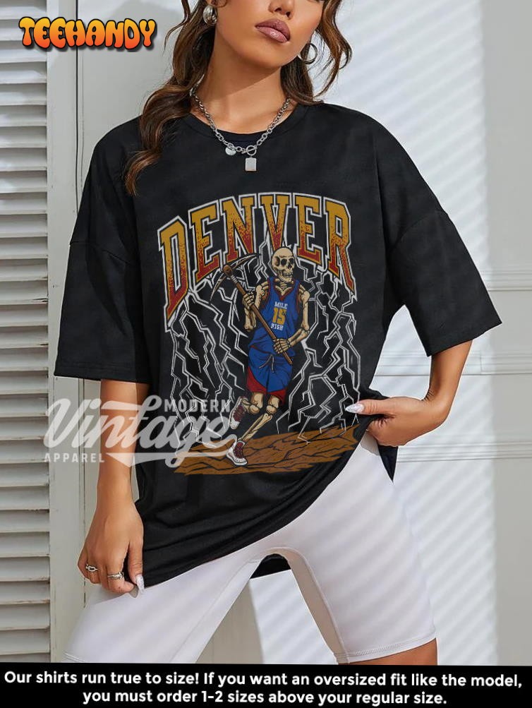 Nikola Jokic shirt, Jokic Skeleton Shirt, Denver basketball Jokic T Shirt