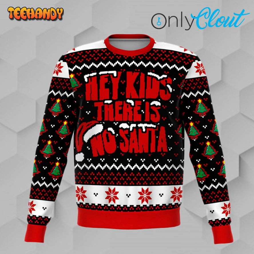 No Santa Funny Ugly Christmas Sweater, Ugly Sweater