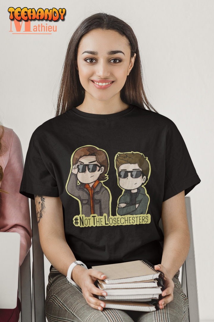 Not The Losechesters Supernatural Cute Fanart Vintage T-Shirt