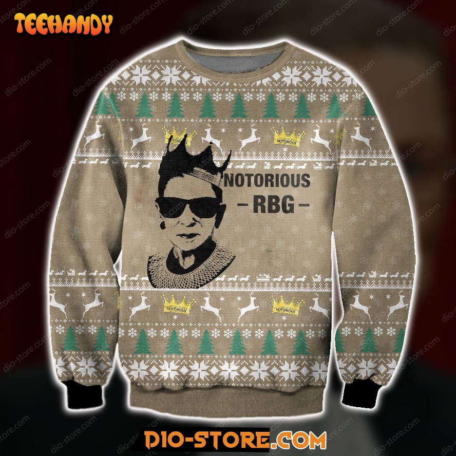 Notorious Ugly Christmas Sweater, All Over Print Sweatshirt, Ugly Sweater