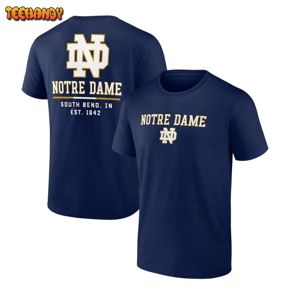 Notre Dame Fighting Irish Fanatics Branded Game Day 2-Hit T-Shirt