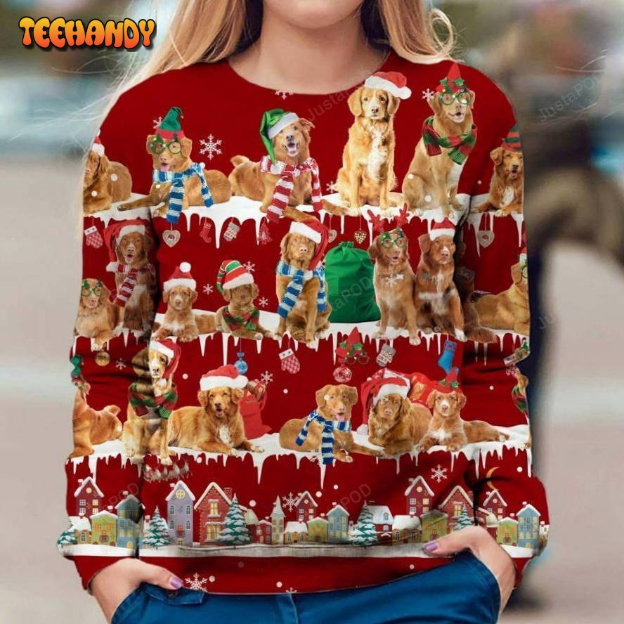 Nova Scotia Duck Tolling Retriever Ugly Christmas Sweater