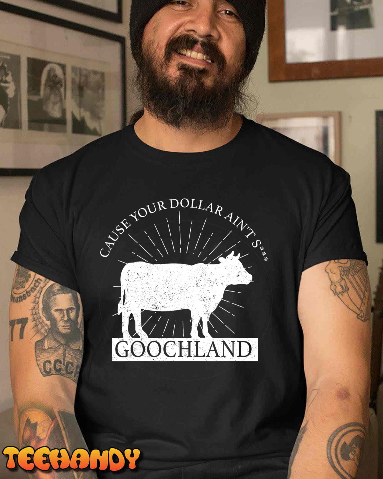 Oliver Anthony Wearing Goochland T-Shirt